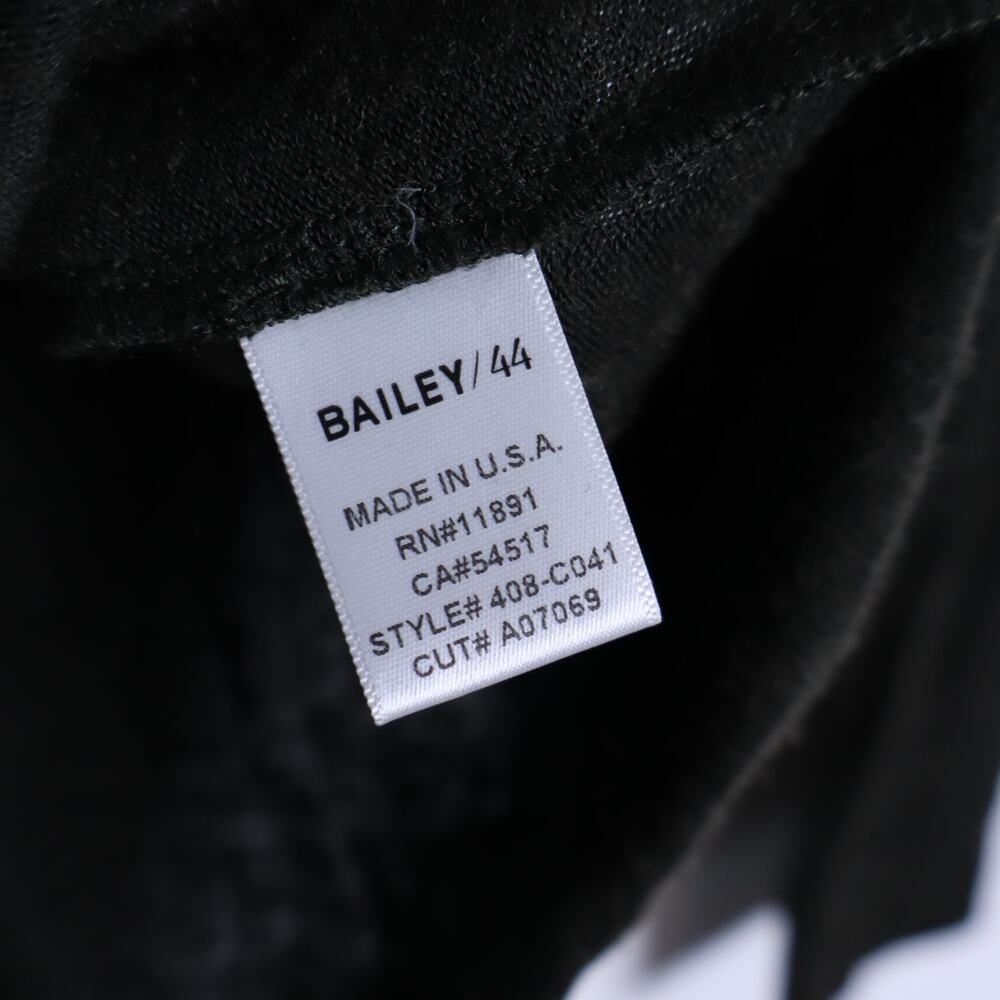 BAILEY/44 Chain Cowl Neck Sweater Pullover Dark Green Wool Blend Knit Women's M - Picture 9 of 10